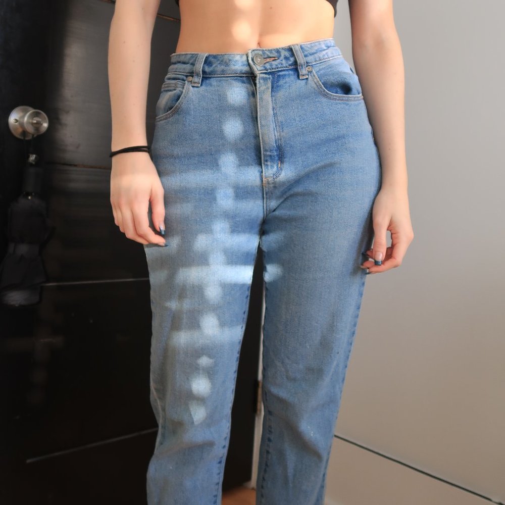 Abrand Straight Leg Blue Jeans